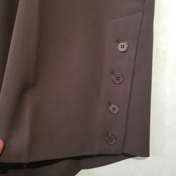 Lane Bryant Dressy Wide Leg Cropped Pants Capris With Button Detail - Picture 2 of 10